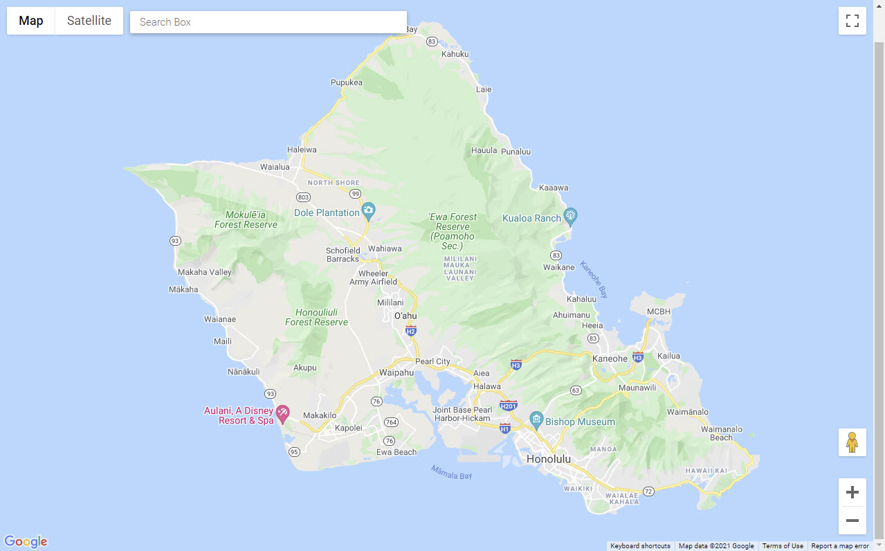 Search using Google Maps